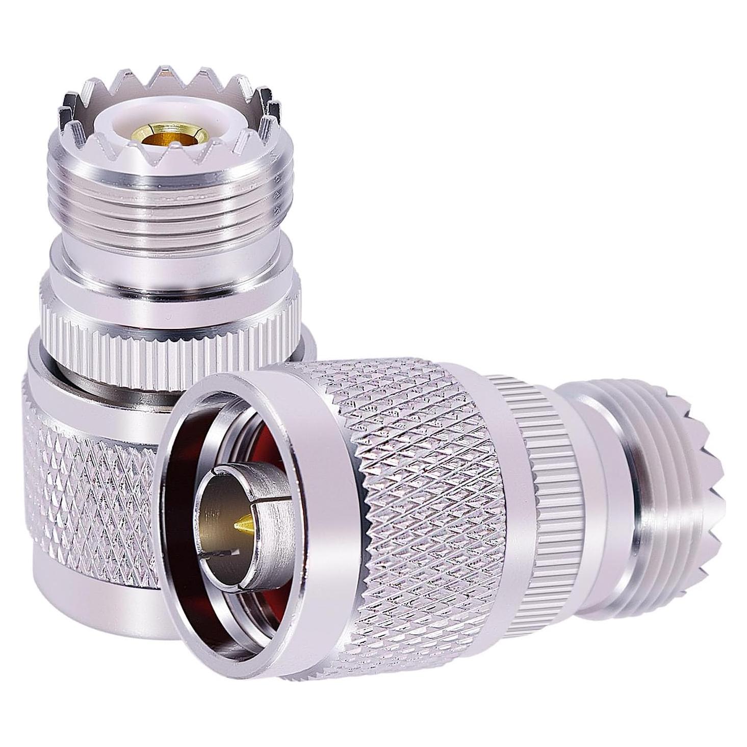 Adaptador Coaxial N Macho a UHF Hembra CNARIO 2 Piezas