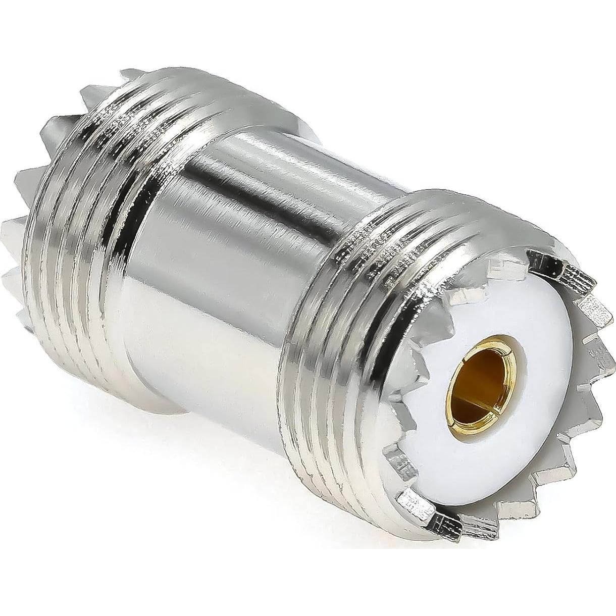 Adaptador Coaxial UHF PL259 Femenino a Femenino 2PCS Ahoaepy