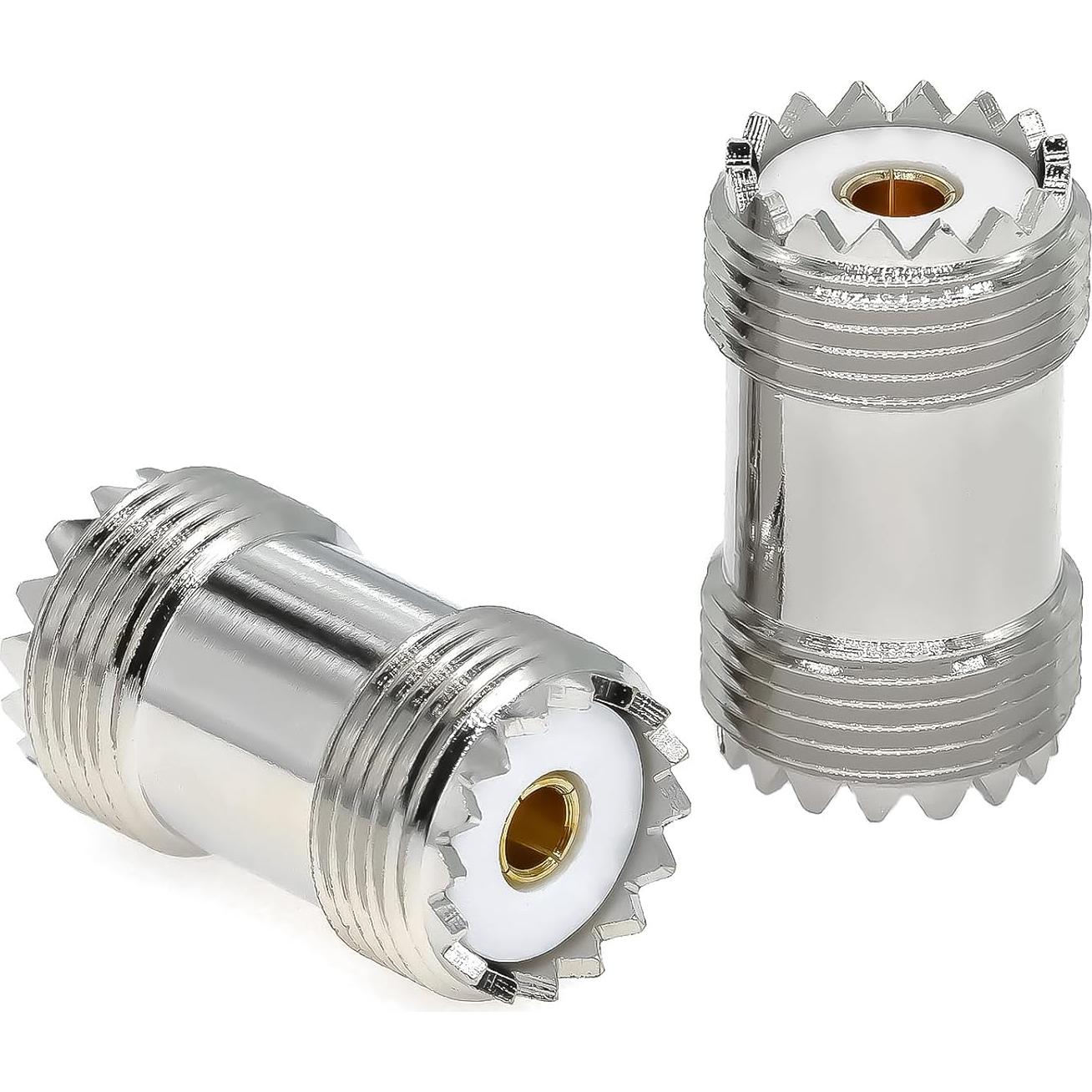 Adaptador Coaxial UHF PL259 Femenino a Femenino 2PCS Ahoaepy