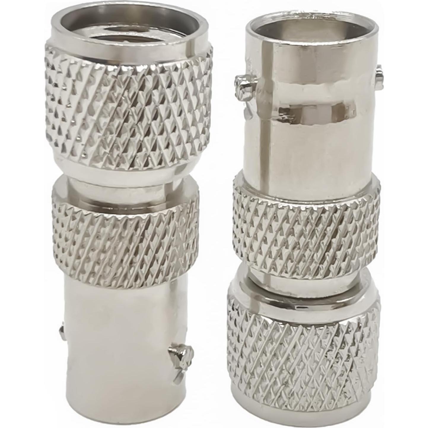 Adaptador BNC hembra a Mini UHF SO239 macho Ahoaepy 2PCS