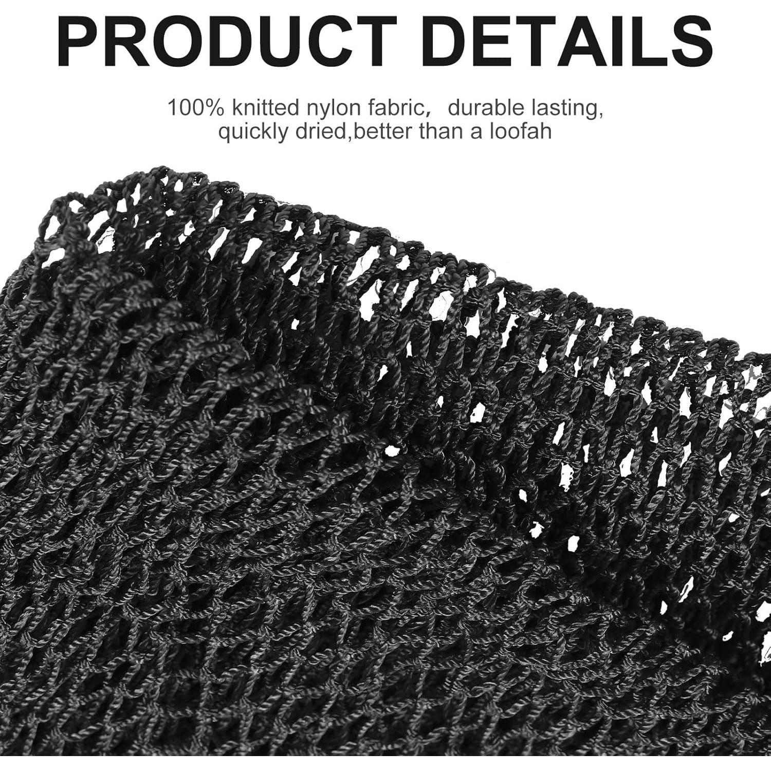 Esponja de Baño Exfoliante Geiserailie Negra 90x35 cm