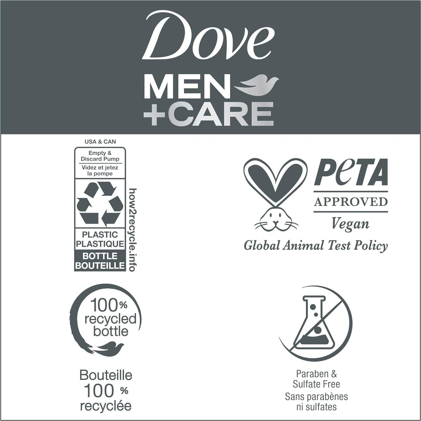 Champú y Acondicionador 2-en-1 Dove Men+Care 500 ml Aguacate