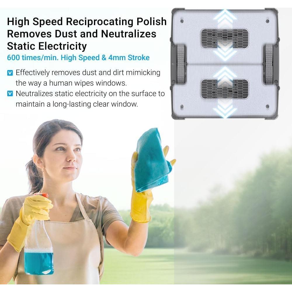 Robot Limpiador de Ventanas HOBOT S7 Pro con Spray Ultrasónico