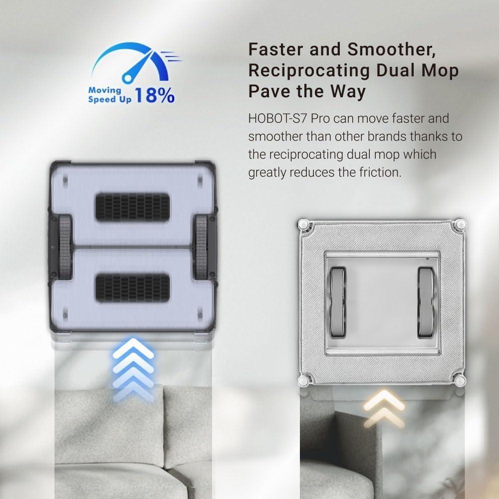 Robot Limpiador de Ventanas HOBOT S7 Pro con Spray Ultrasónico