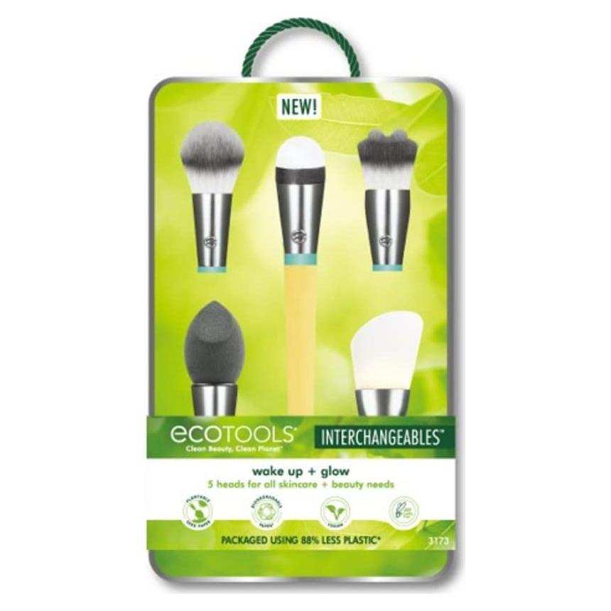 Set de Brochas de Maquillaje EcoTools Despierta y Brilla - 6 Piezas
