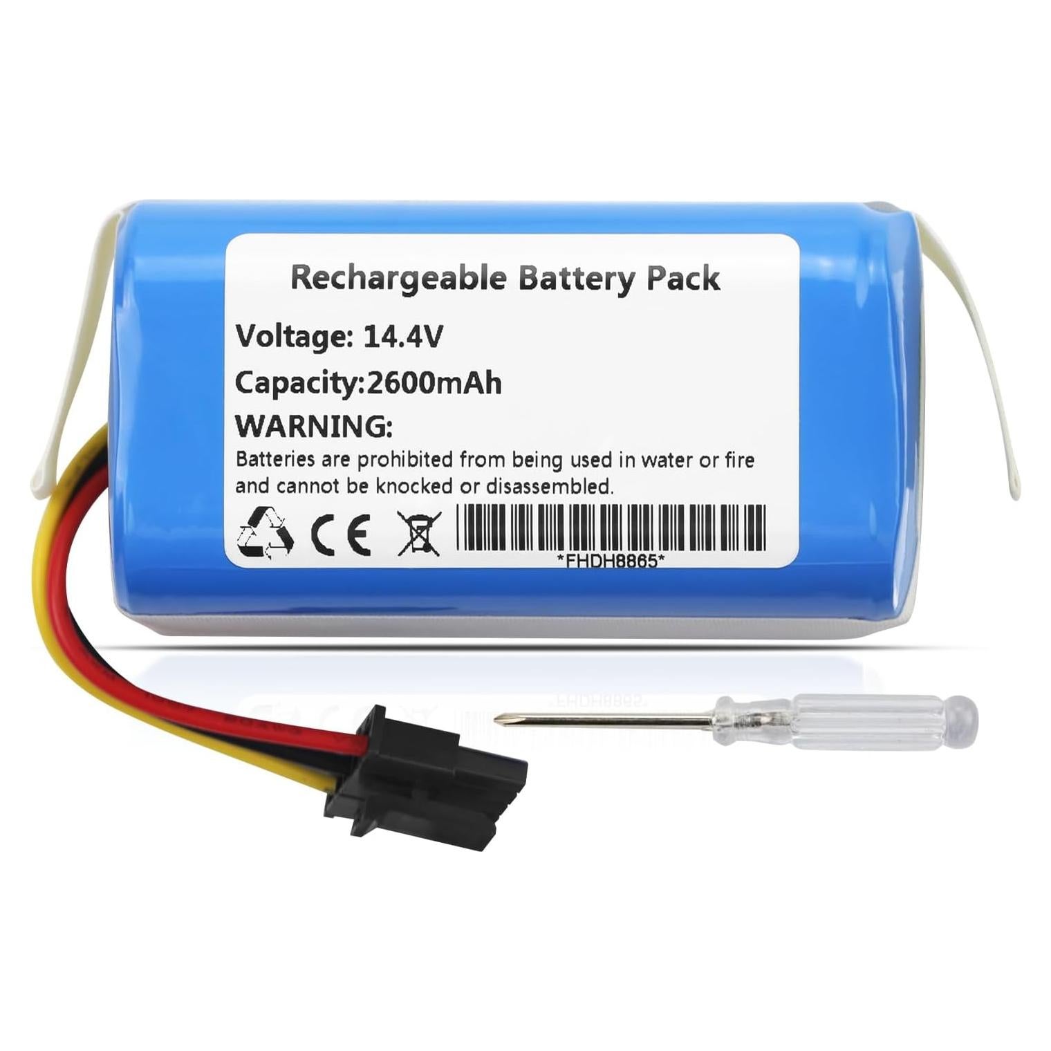 Batería de Reemplazo ZTHY AK330 14.4V 2600mAh para Eufy L50/L60