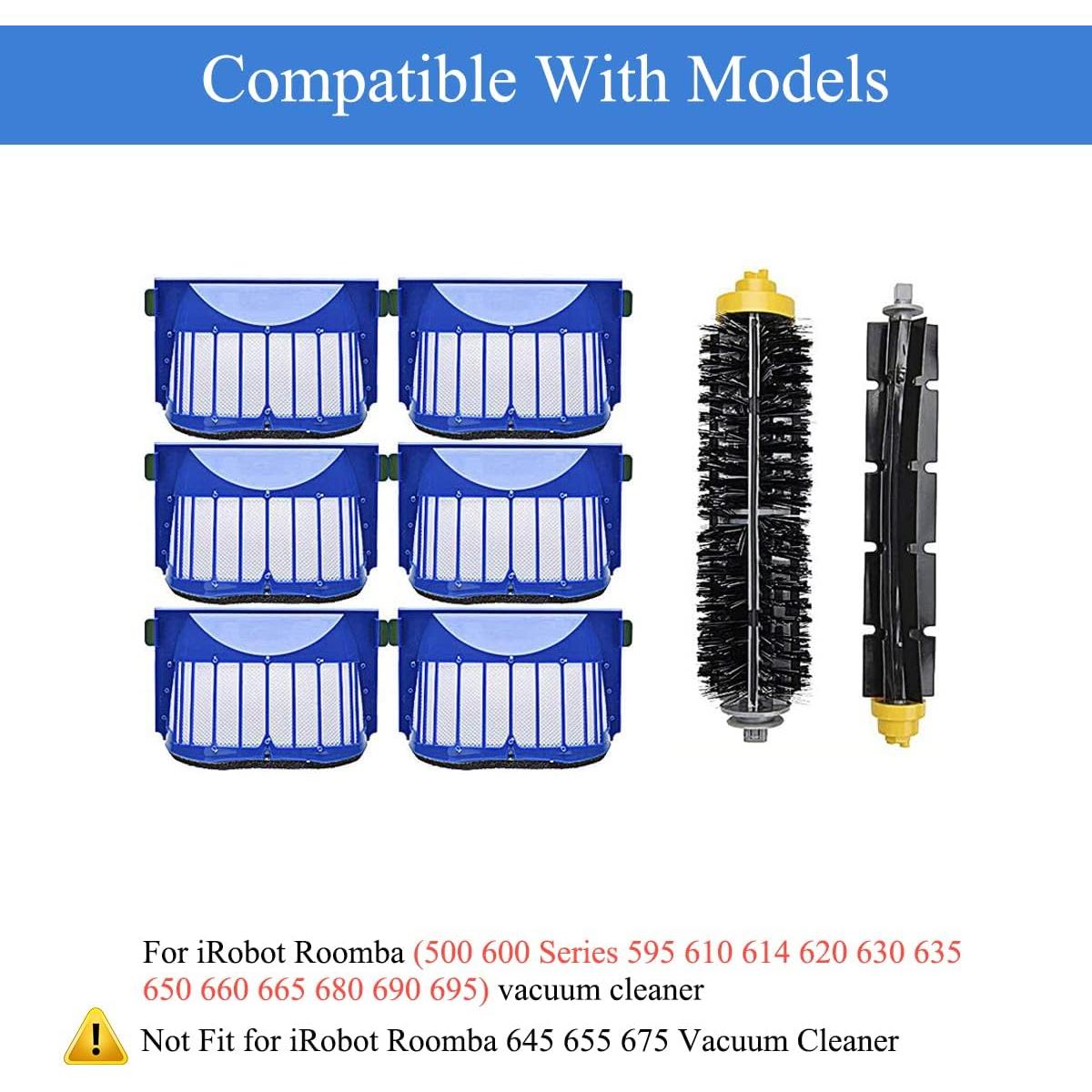 Piezas de Repuesto MZY para iRobot Roomba 500/600 - 19 Paquete