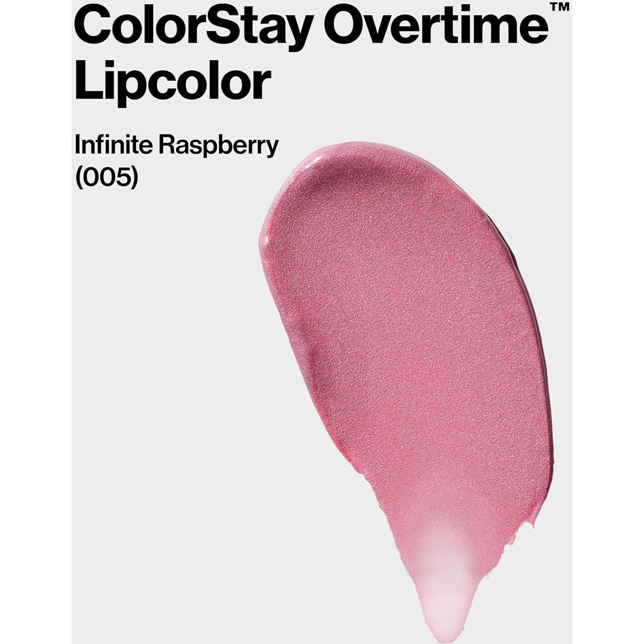 Pintalabios Líquido Revlon ColorStay Overtime 005 Frambuesa 2.07 ml