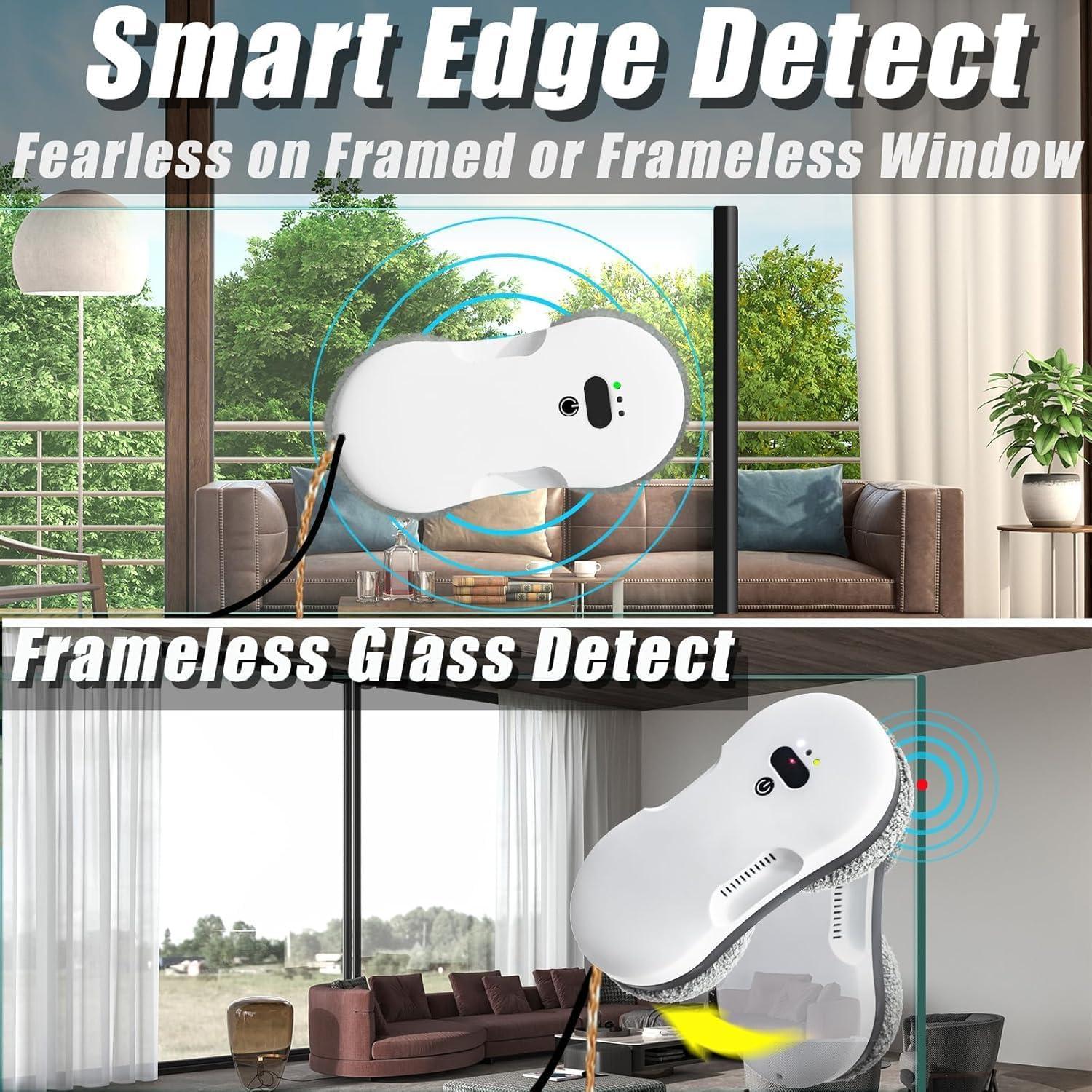 Robot Limpiador de Ventanas OSTICO Ultra Delgado 2800Pa