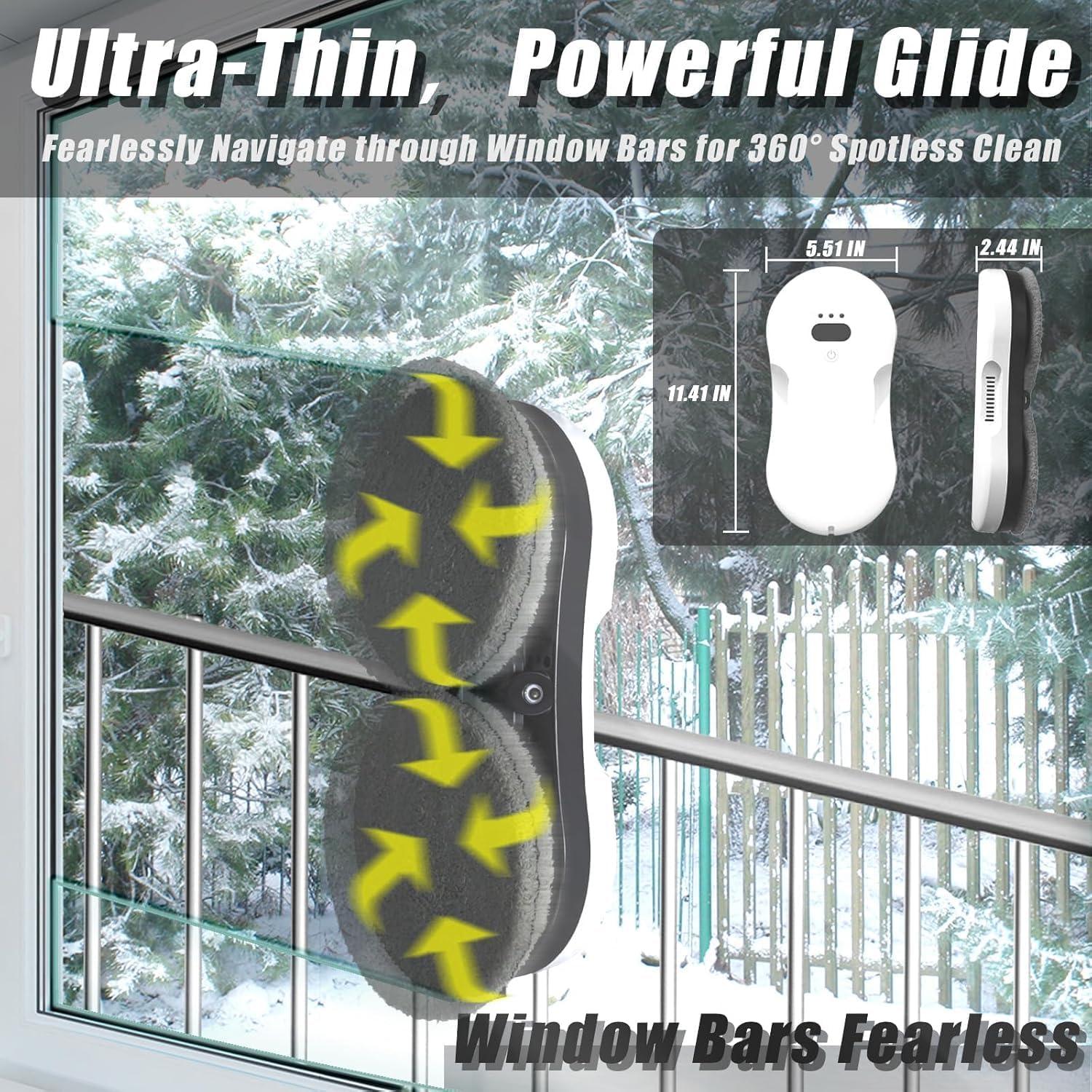 Robot Limpiador de Ventanas OSTICO Ultra Delgado 2800Pa