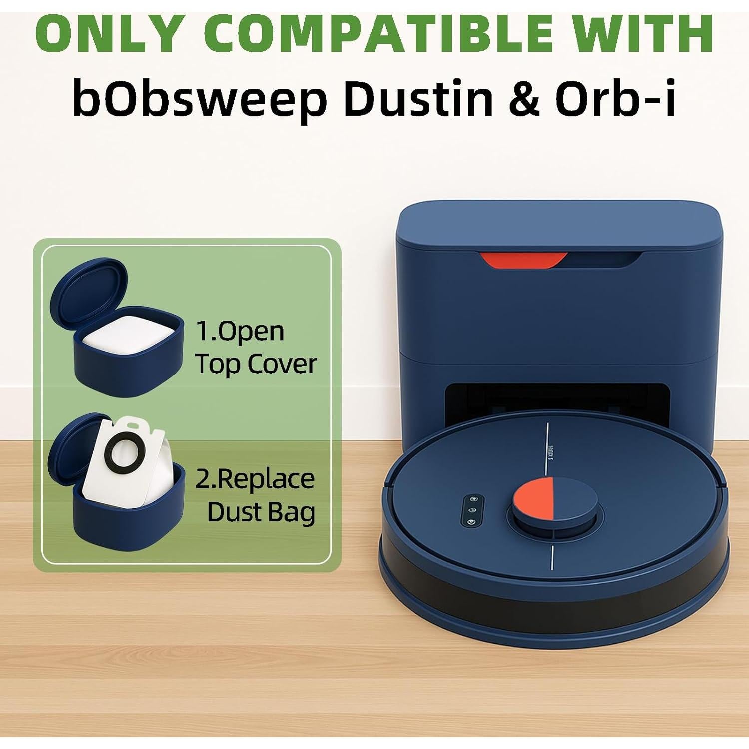 10 Bolsas Desechables HUIZHEN para Aspiradora Robot bObsweep