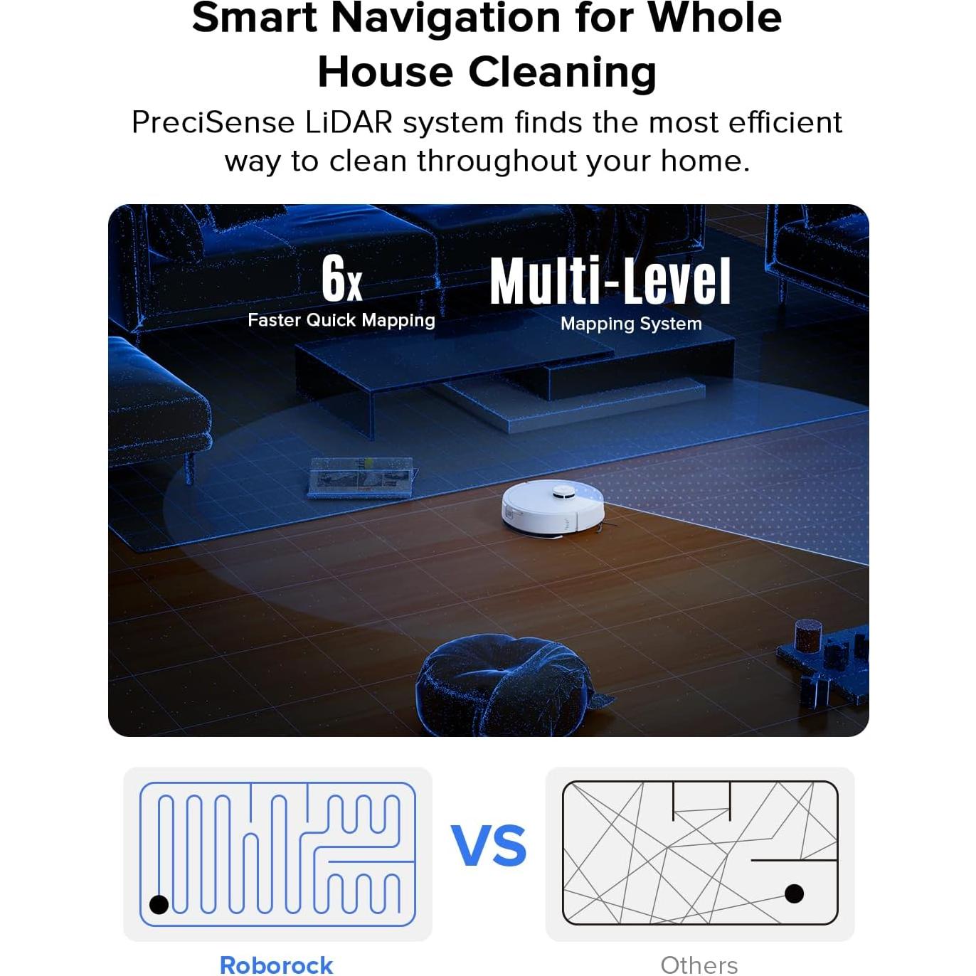 Aspiradora Robot Roborock Q7 L5 con Trapeador y Navegación LiDAR