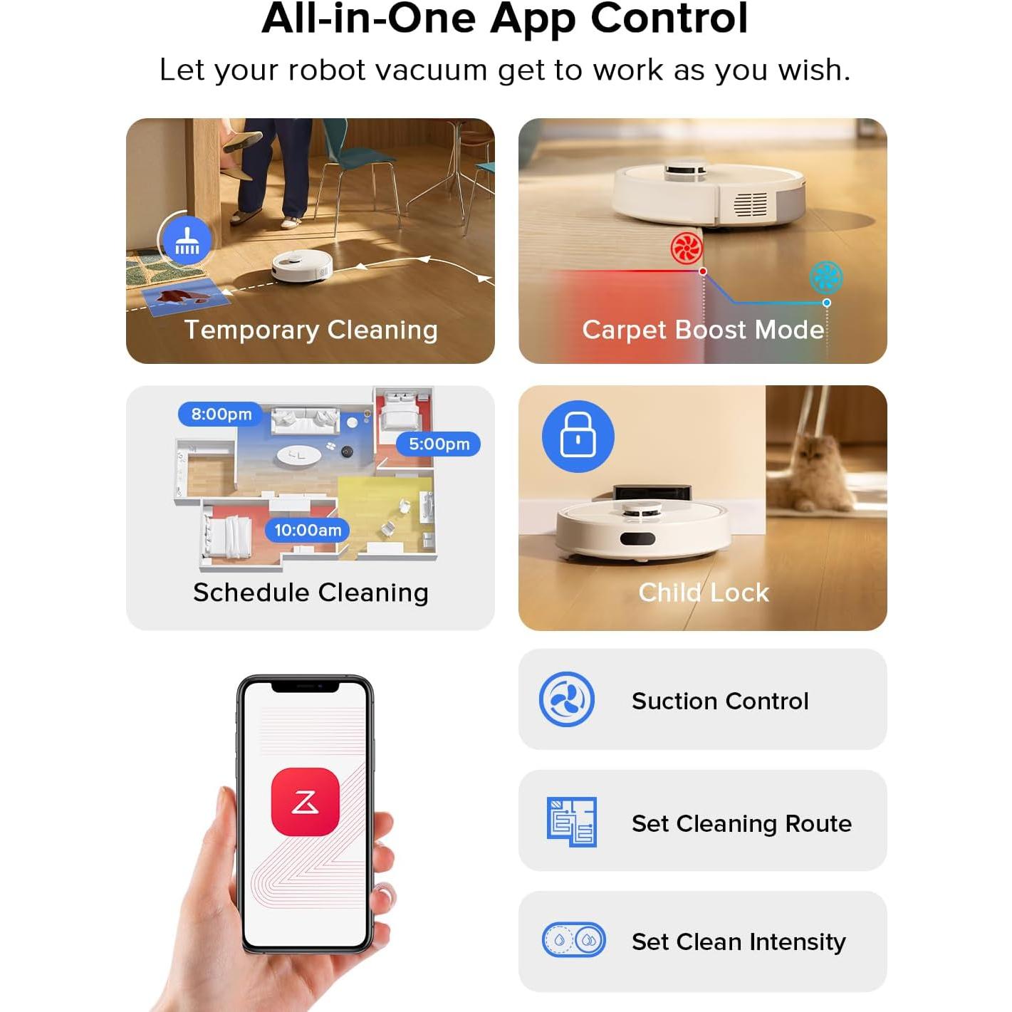 Robot Aspiradora y Mopa Roborock Q7 L5 con Cepillo Reemplazo