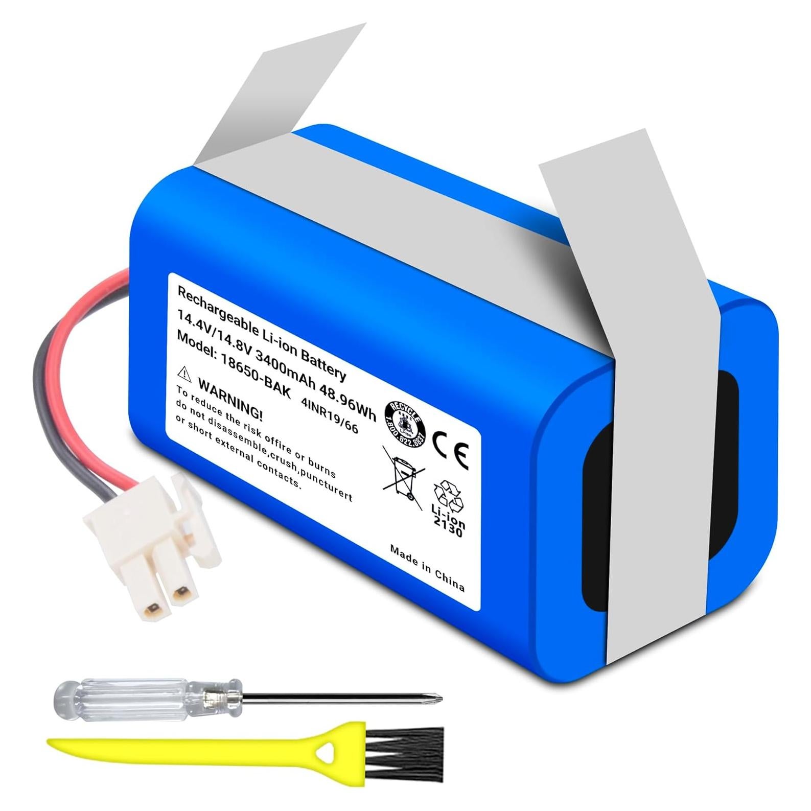 Batería Li-Ion 3400mAh para Aspiradoras ILIFE A4 A6 A7 A8 A9