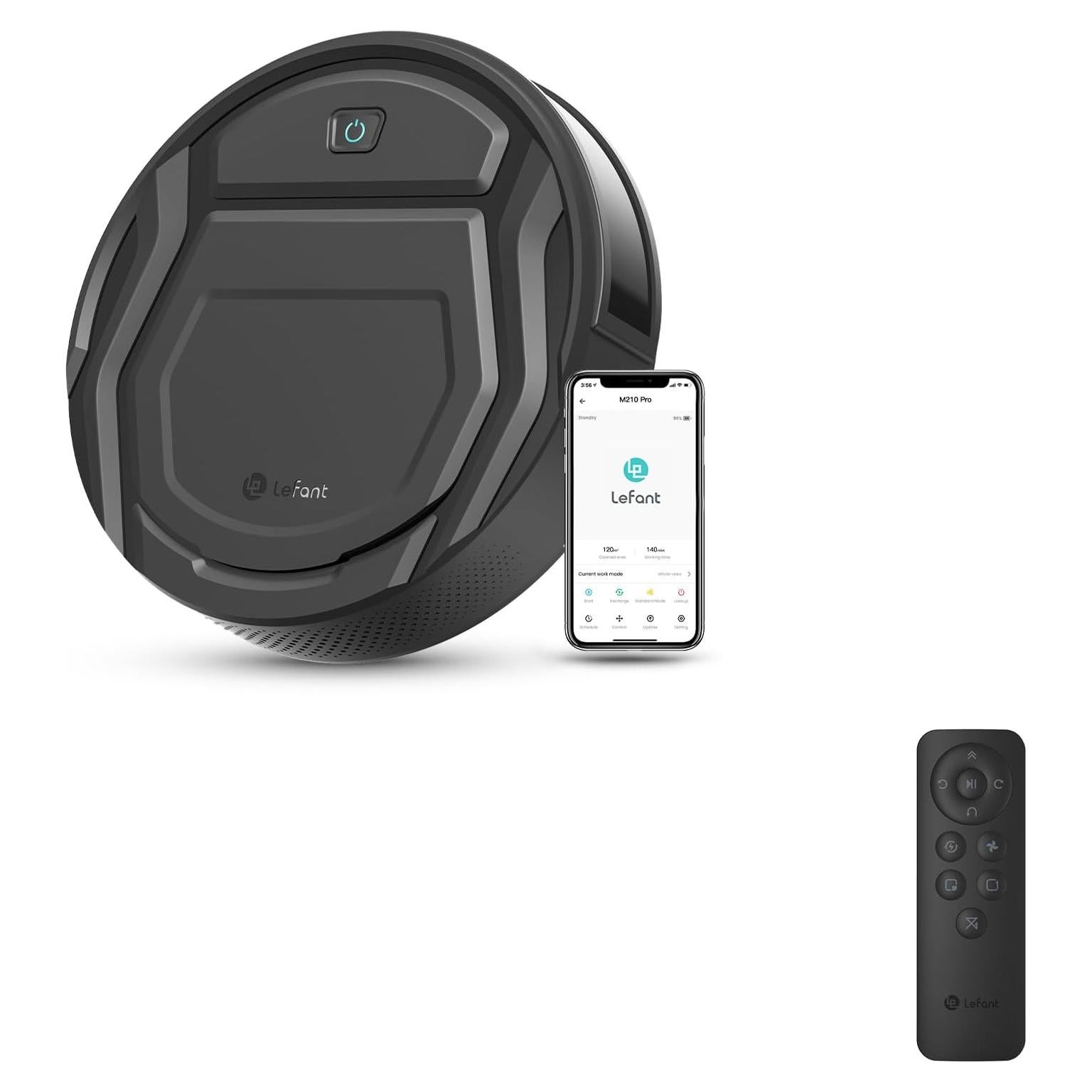 Aspiradora Robot Lefant M210 Pro 2200Pa Control Remoto