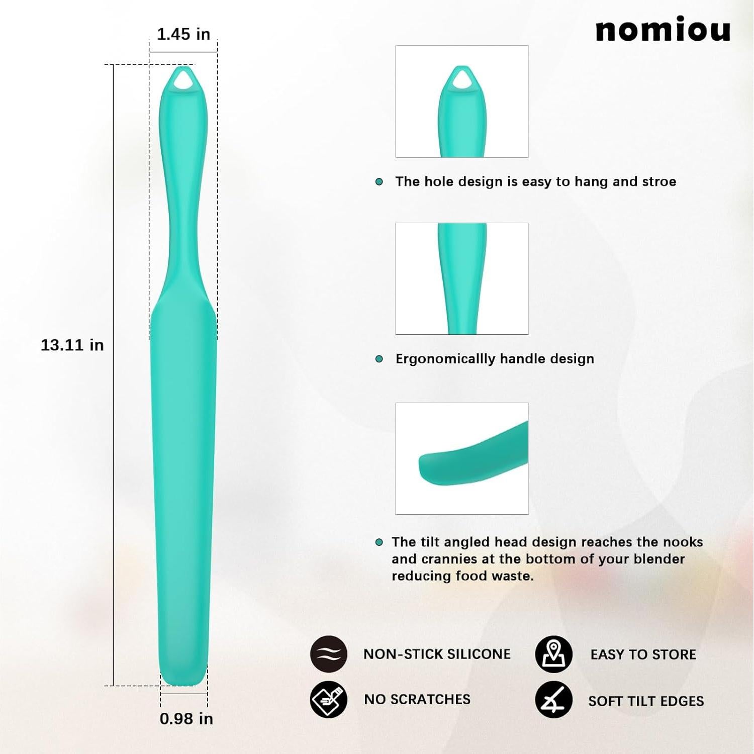 Espátula de Silicona Nomiou 33cm para Licuadora Vitamix