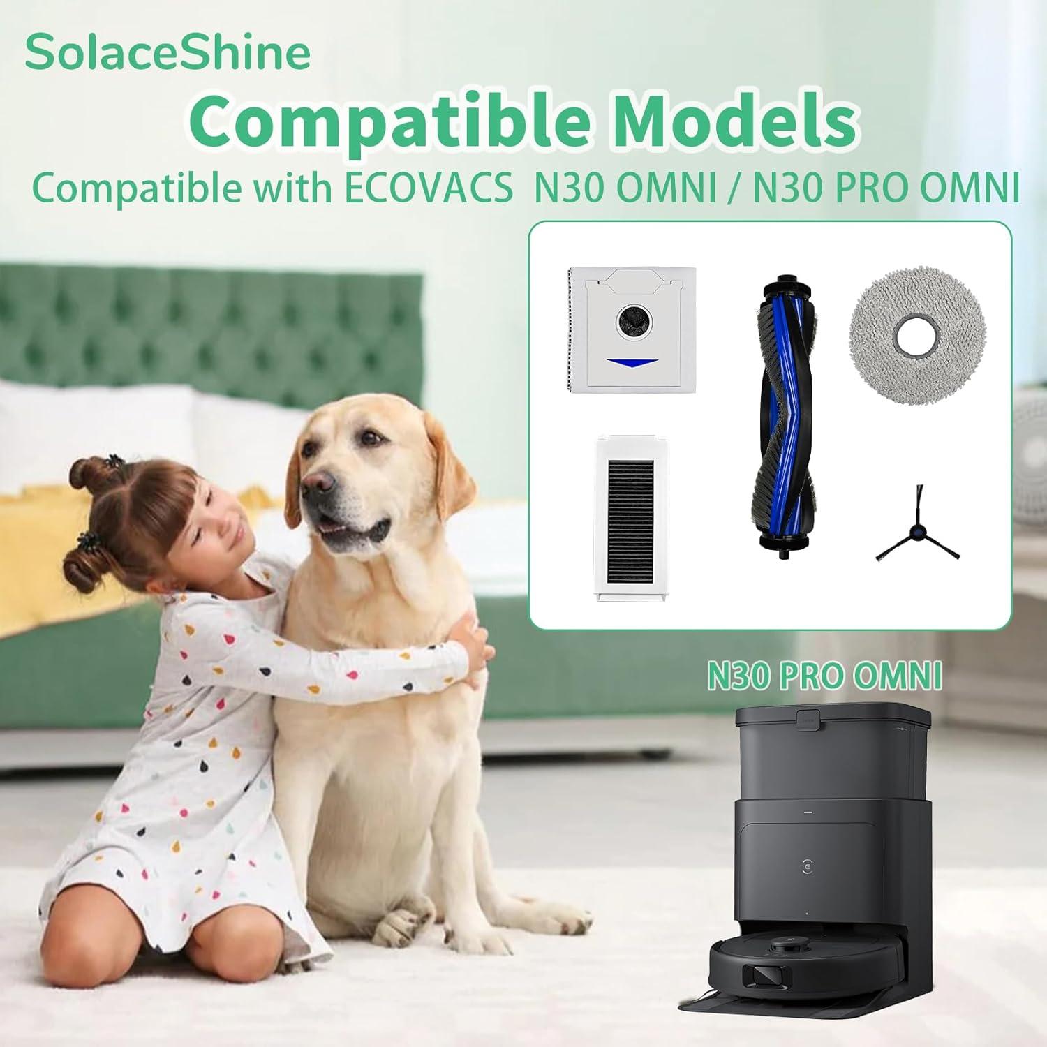 Kit de Repuestos SolaceShine para Ecovacs Deebot N30 - 16 Piezas