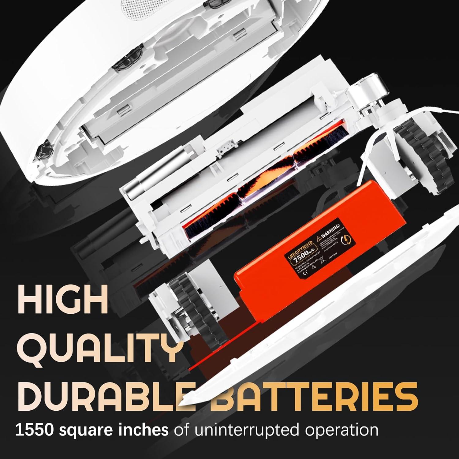 Batería de Reemplazo 7500mAh 14.4V para Roborock S4 S5 S6 S7