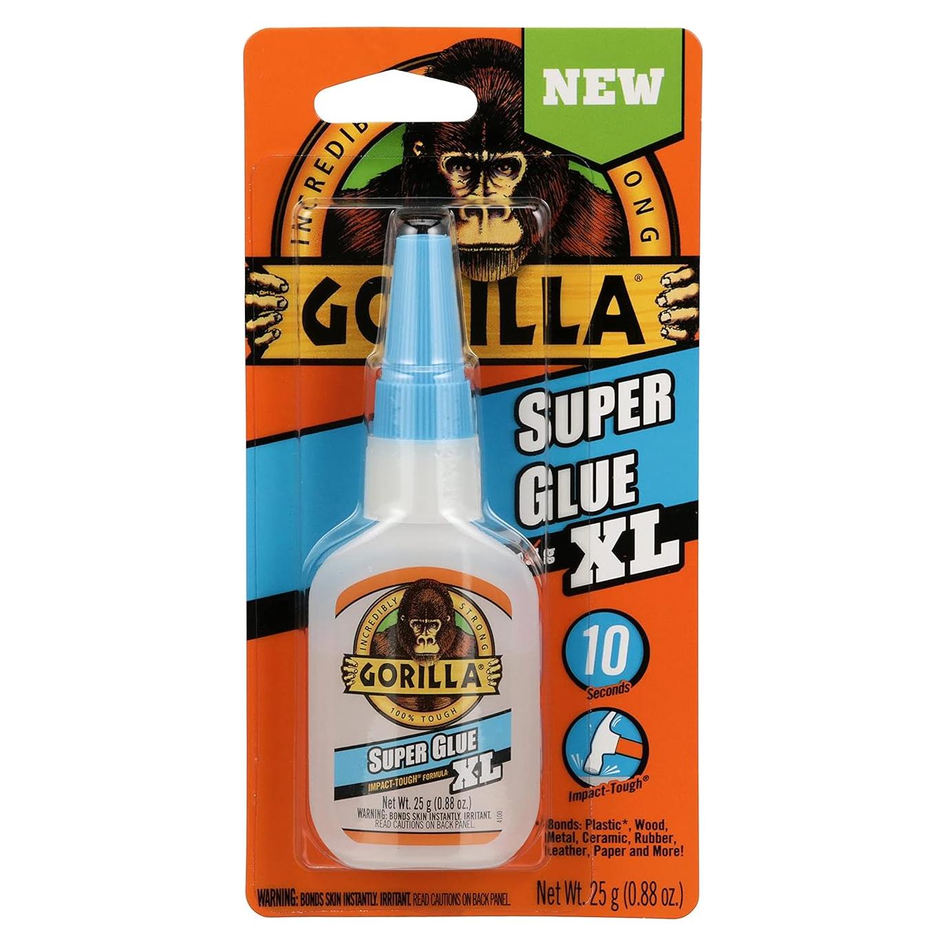 Gorilla Super Glue 25g - Pegamento Transparente Multiusos
