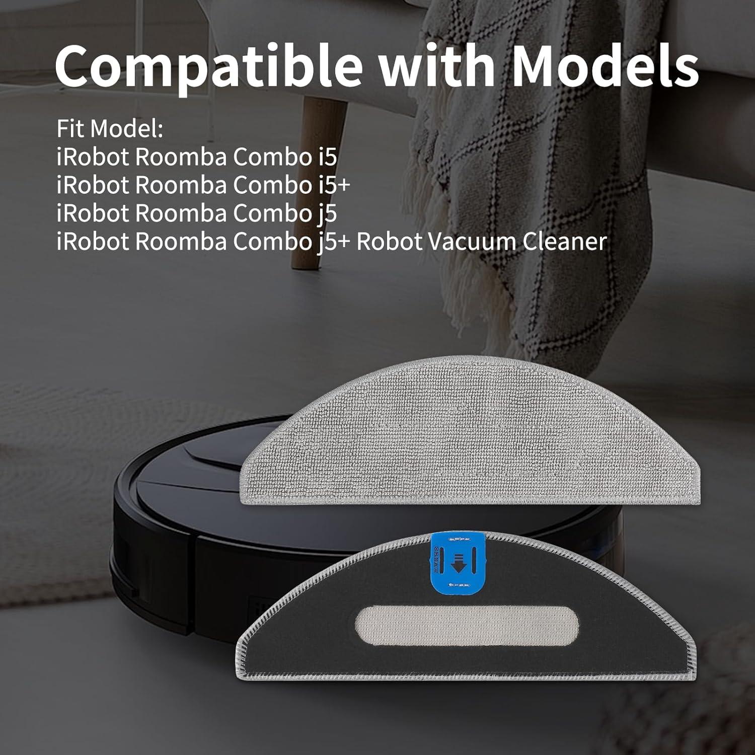 8 Almohadillas de Reemplazo Motroce para iRobot Roomba i5/j5