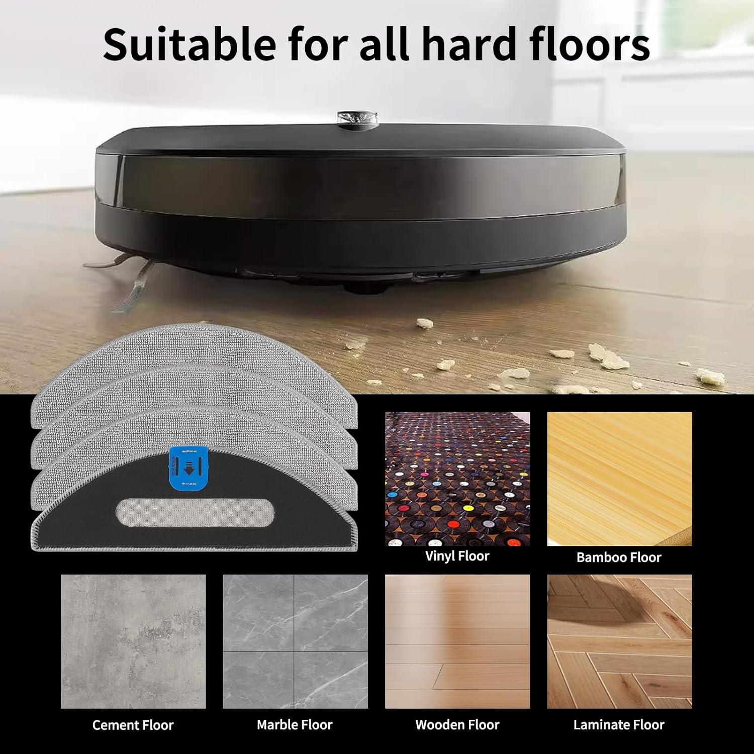 8 Almohadillas de Reemplazo Motroce para iRobot Roomba i5/j5