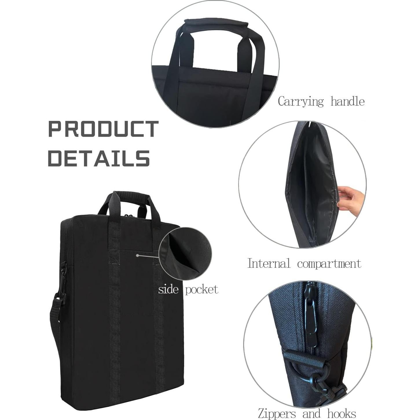 Bolsa Acolchada para Panel Solar Jackery 100W - Negra