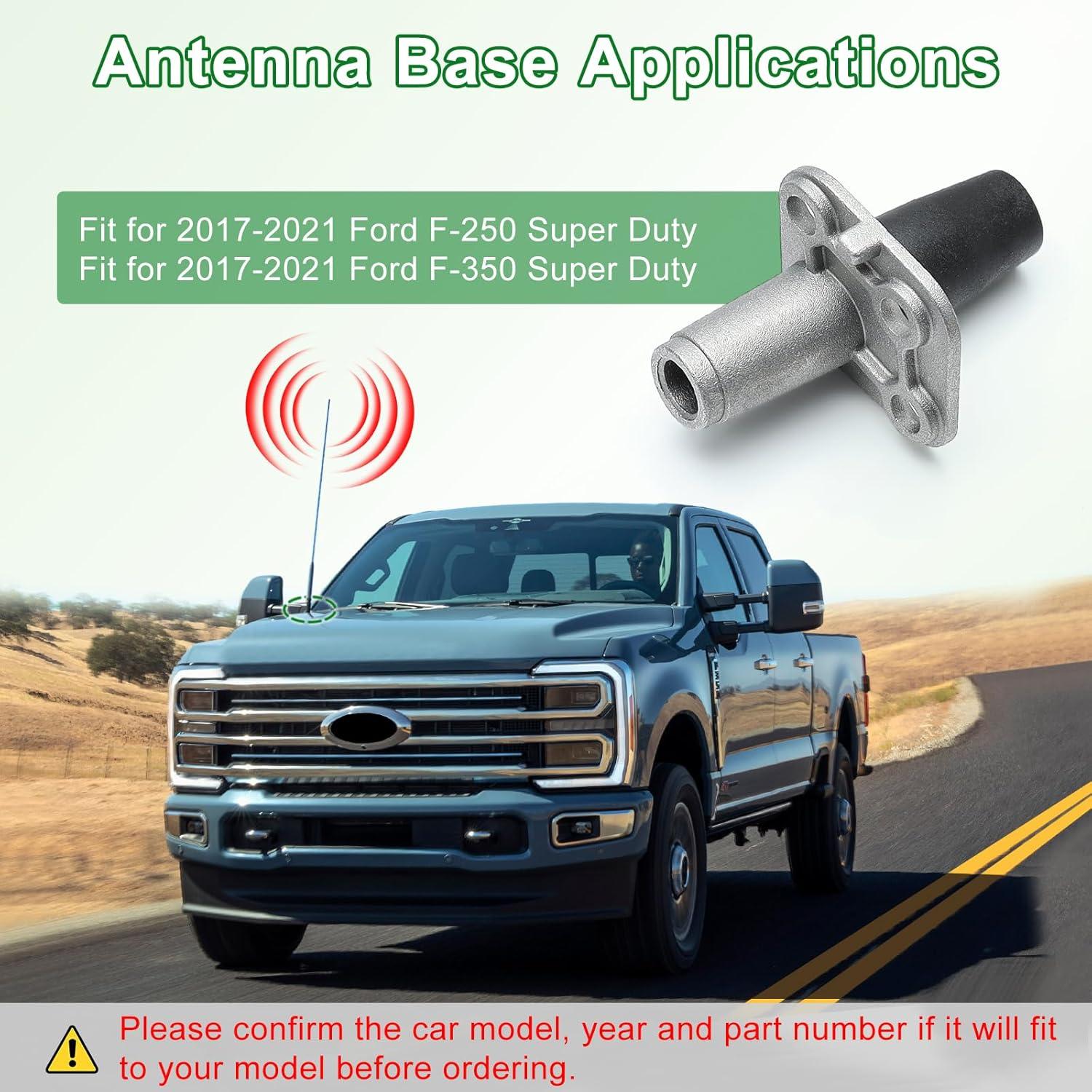 Soporte Base Antena Radio KUTTOLE para Ford F-250 F-350 2017-2021