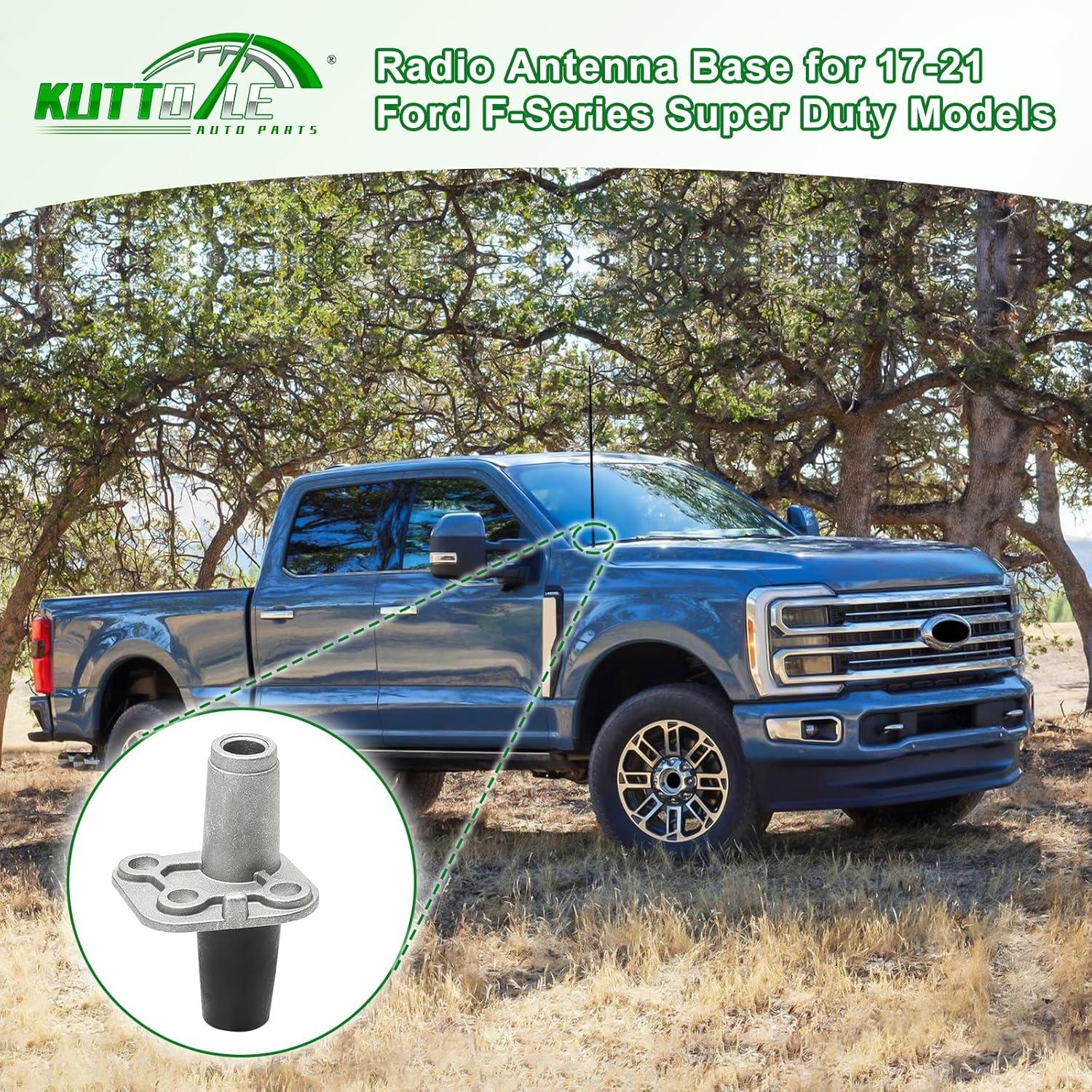 Soporte Base Antena Radio KUTTOLE para Ford F-250 F-350 2017-2021