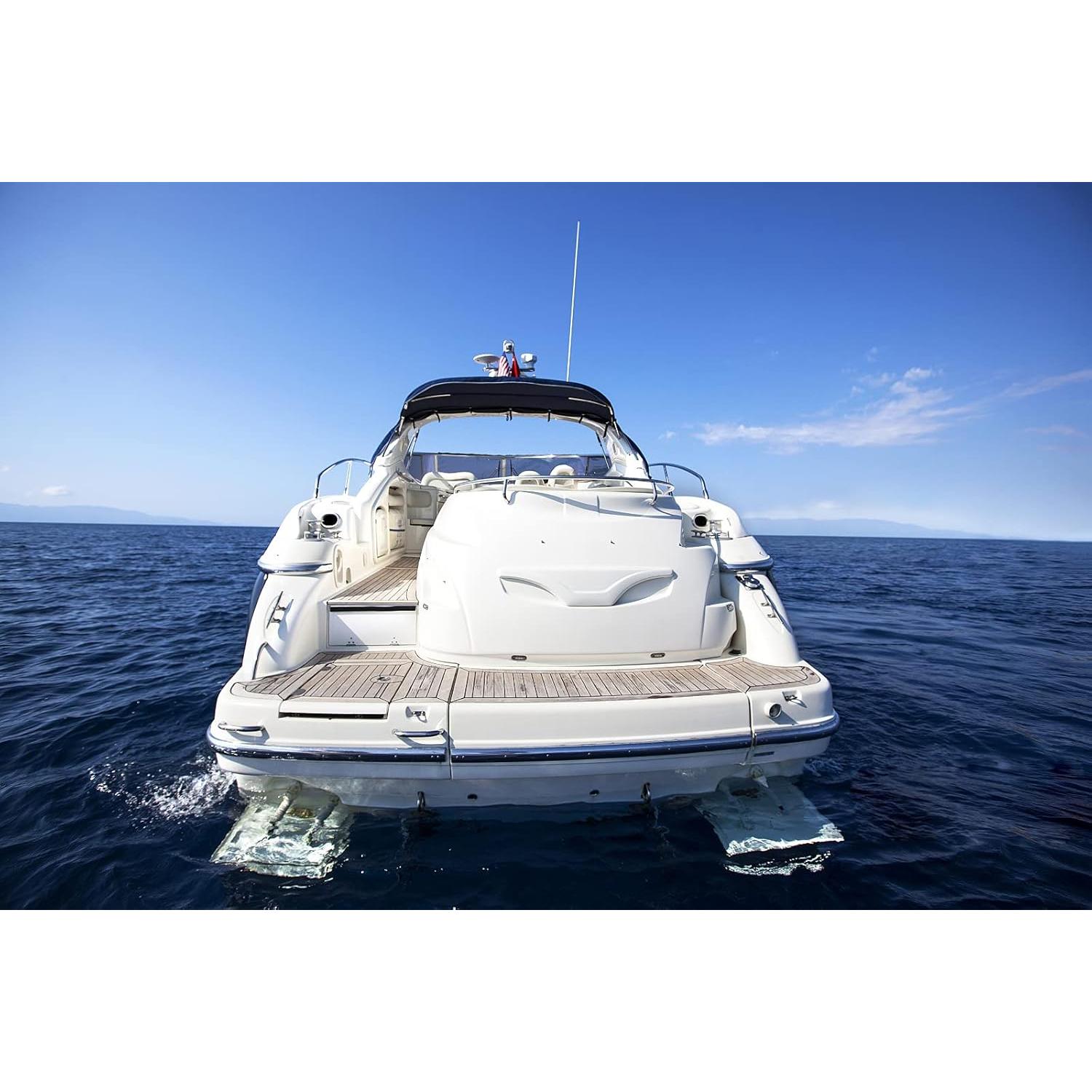 Antena VHF Marina UAYESOK 110cm Fibra de Vidrio Impermeable