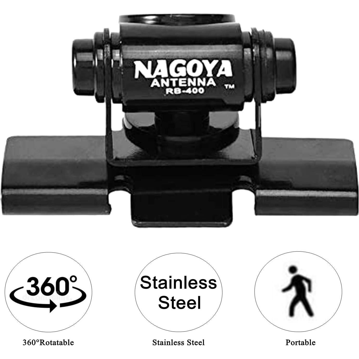 Soporte Antena Ajustable Fosa RB400 360° Acero Inoxidable