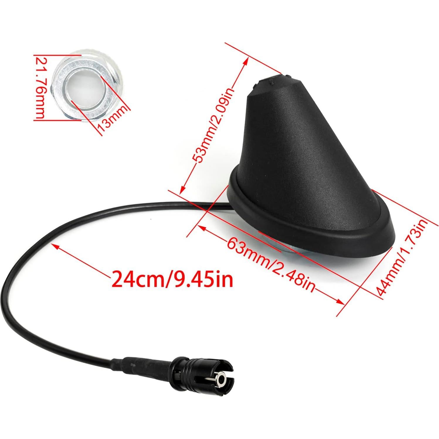 Base de Antena de Techo AUTOXBERT para VW, BMW, Mazda