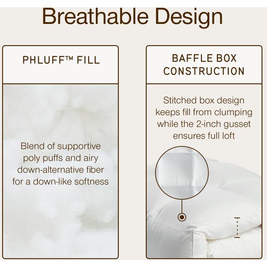 Cubierta de Colchón Individual Coop Home Goods Esencia 5.08 cm