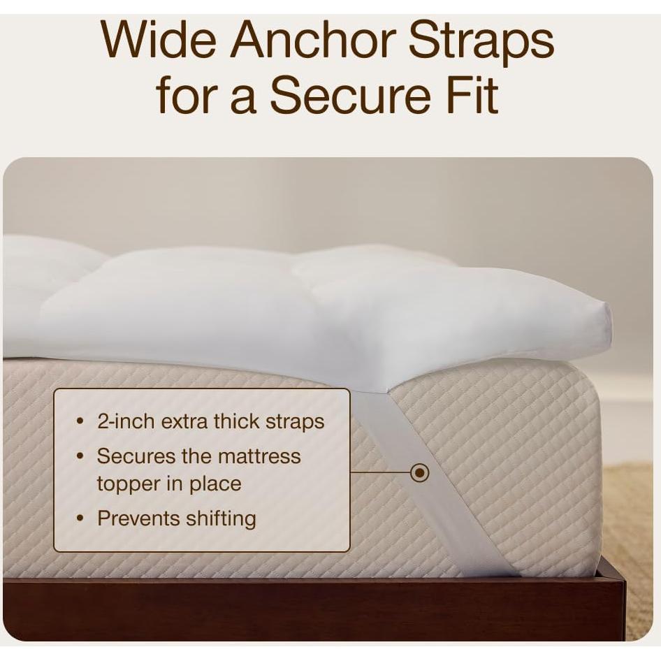 Cubierta de Colchón Individual Coop Home Goods Esencia 5.08 cm