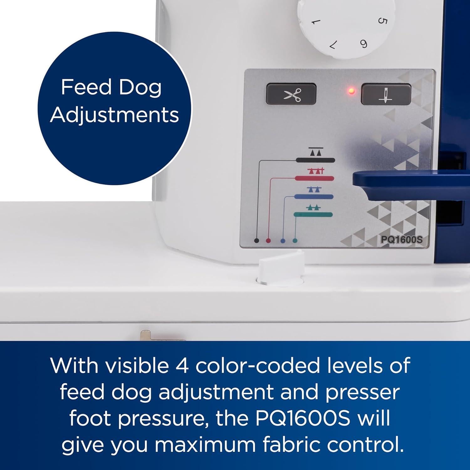 Máquina de Coser y Acolchar Brother PQ1600S 10.9 kg Alta Velocidad