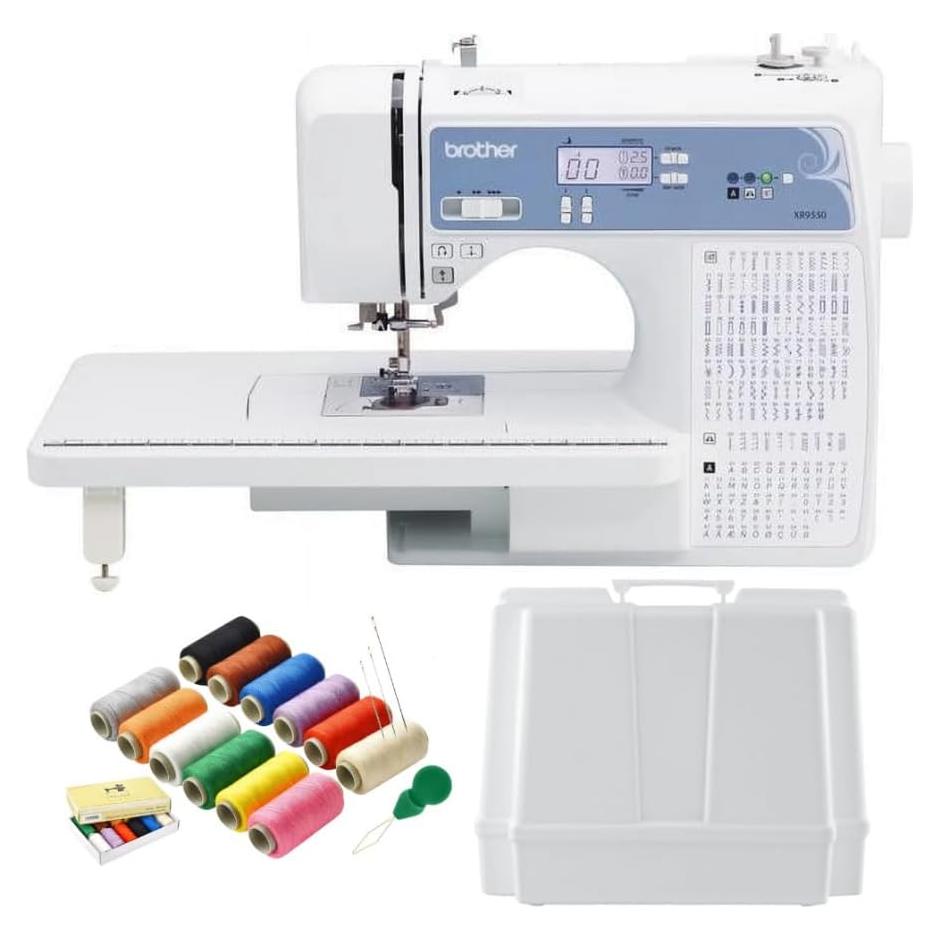 Máquina de Coser Brother XR9550 Computarizada con Funda y Hilo