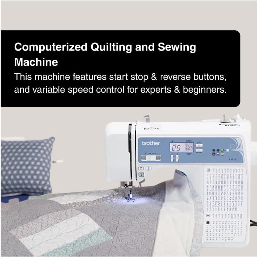 Máquina de Coser Brother XR9550 Computarizada con Funda y Hilo