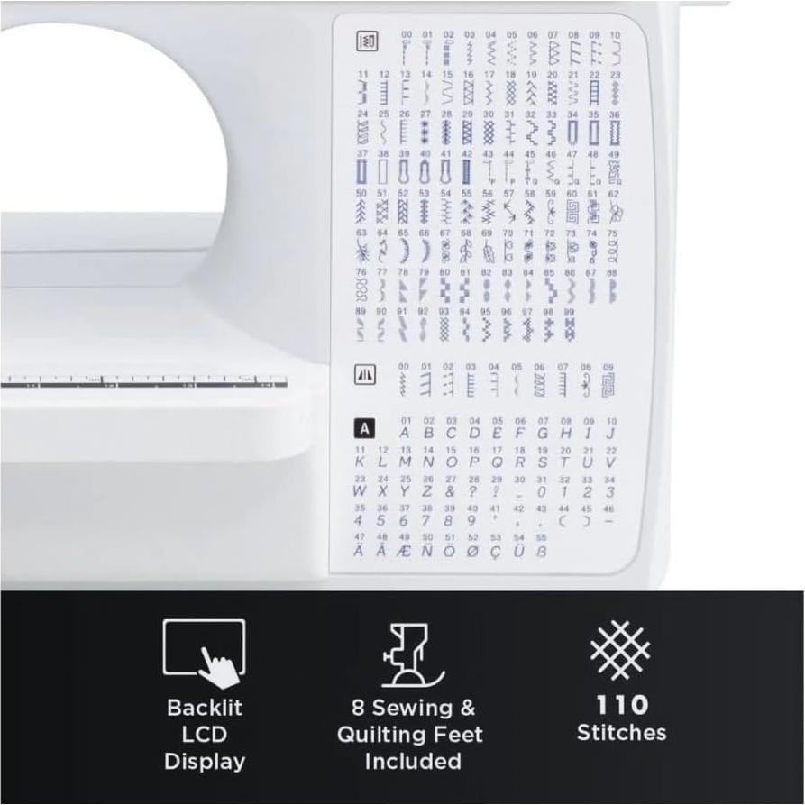 Máquina de Coser Brother XR9550 Computarizada con Funda y Hilo