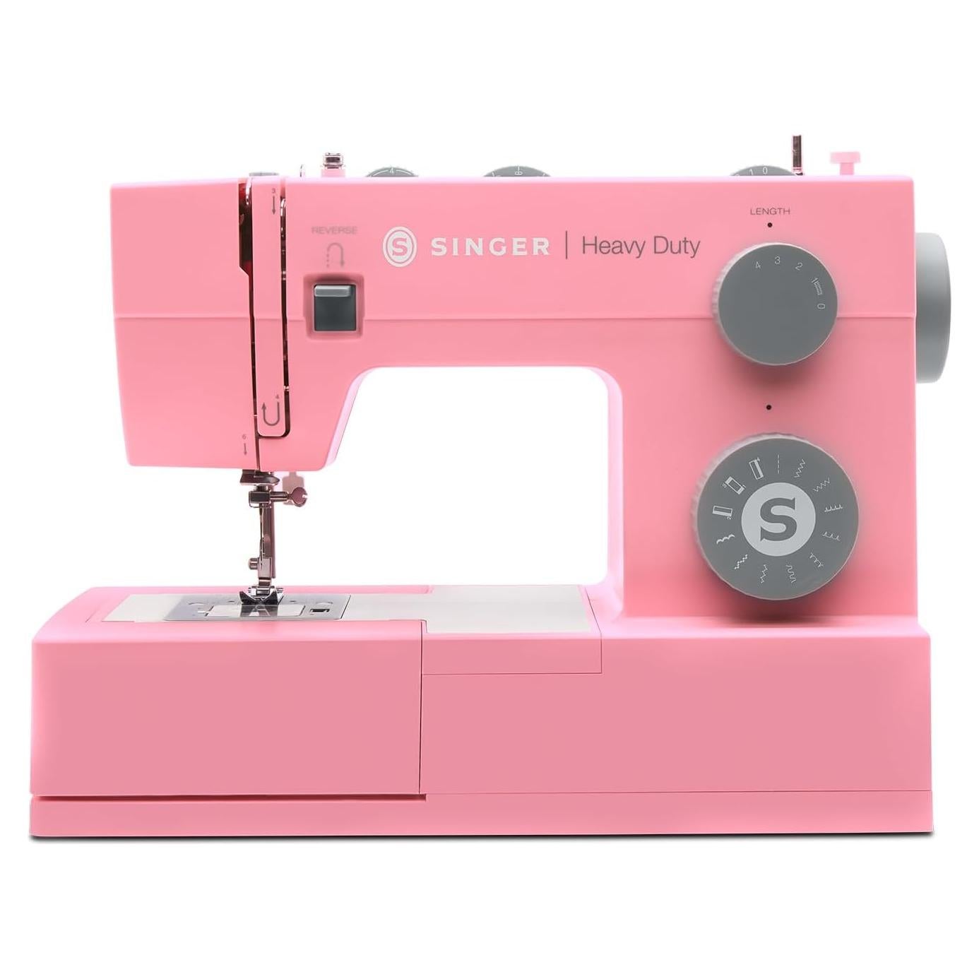 Máquina de Coser SINGER 4411 Pesada Rosa 69 Puntadas LED