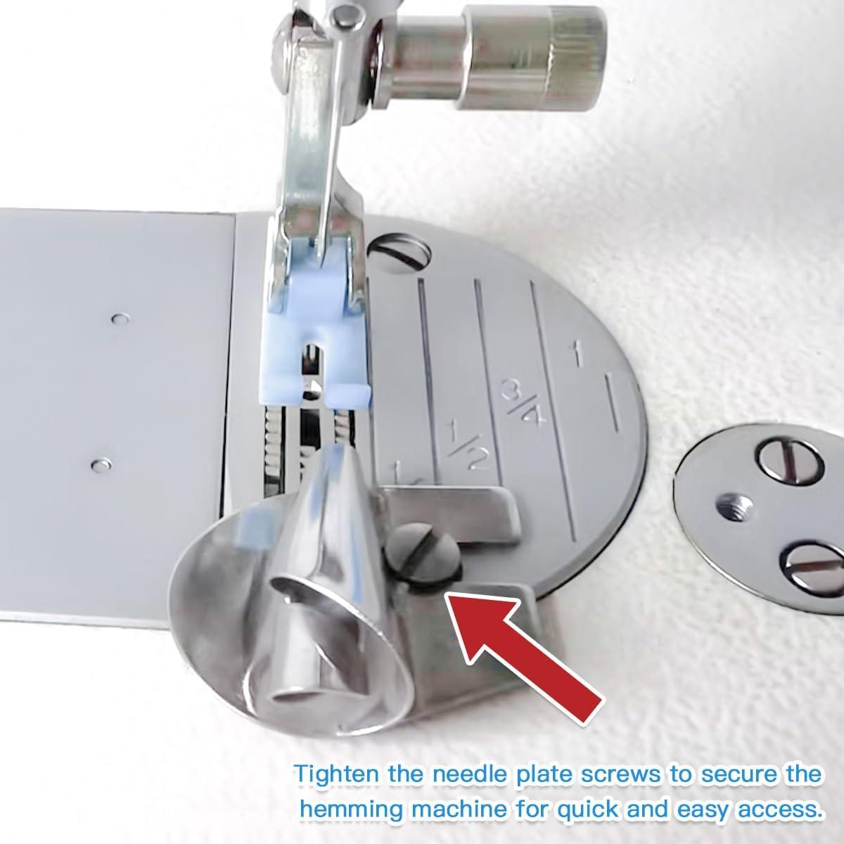 Juego de 6 Pies de Dobladillo Enrollado Universal FOCCTS 3-8mm