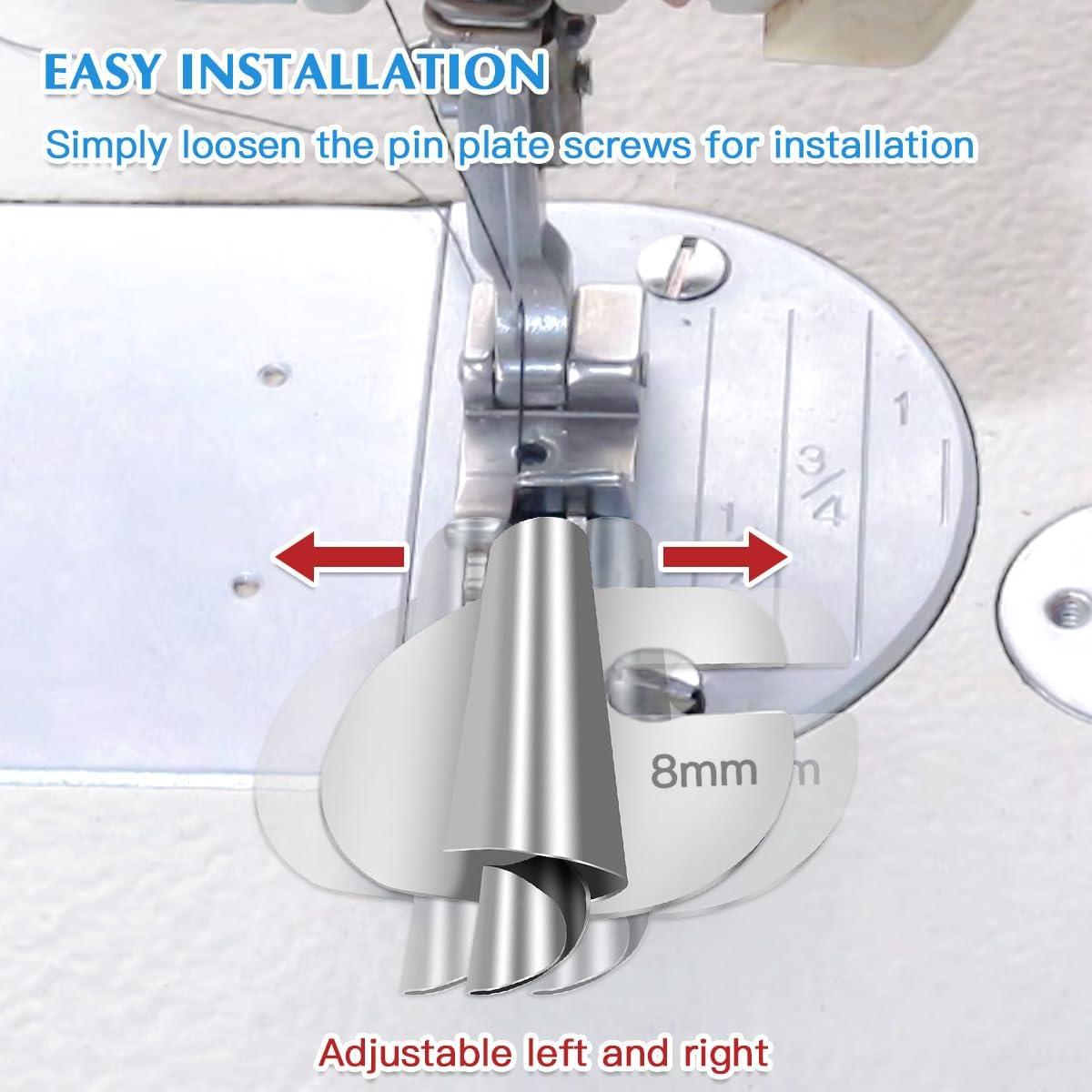 Juego de 6 Pies de Dobladillo Enrollado Universal FOCCTS 3-8mm