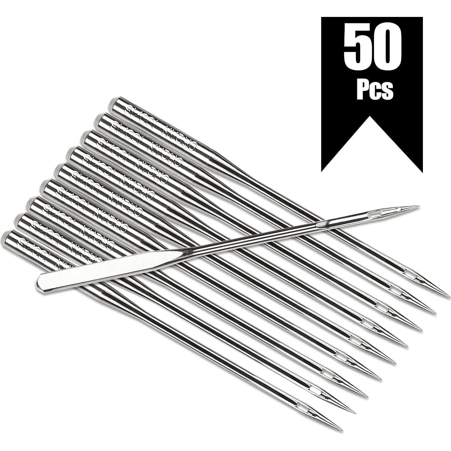 50 Agujas de Máquina de Coser Brother 75/11 para Bordado