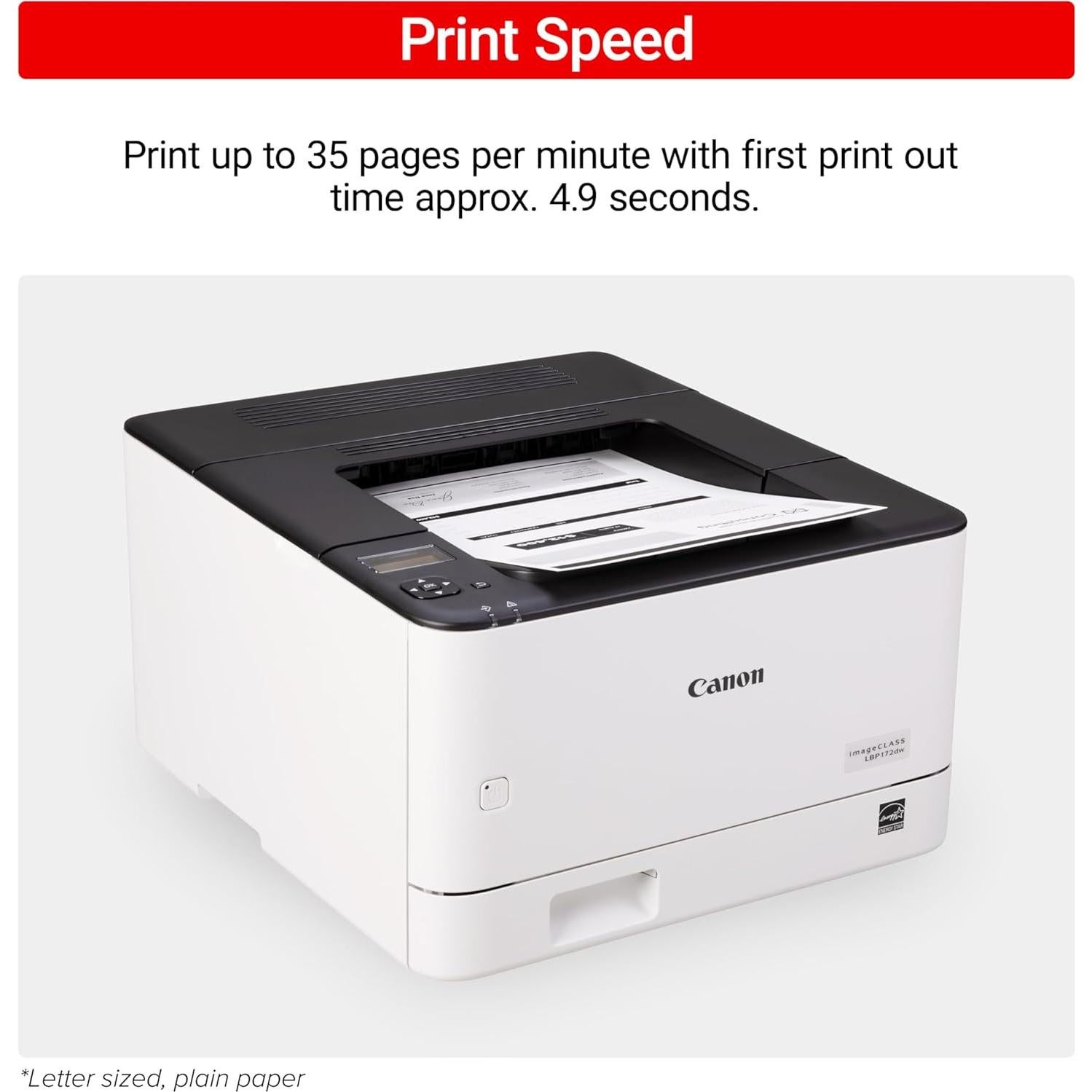 Impresora láser monocromática Canon imageCLASS LBP172dw 35 PPM