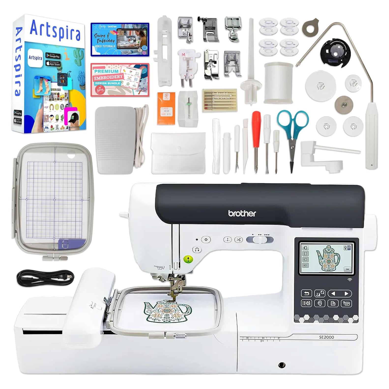 Máquina de Bordado y Costura Brother SE2000 2-en-1 9.07 kg