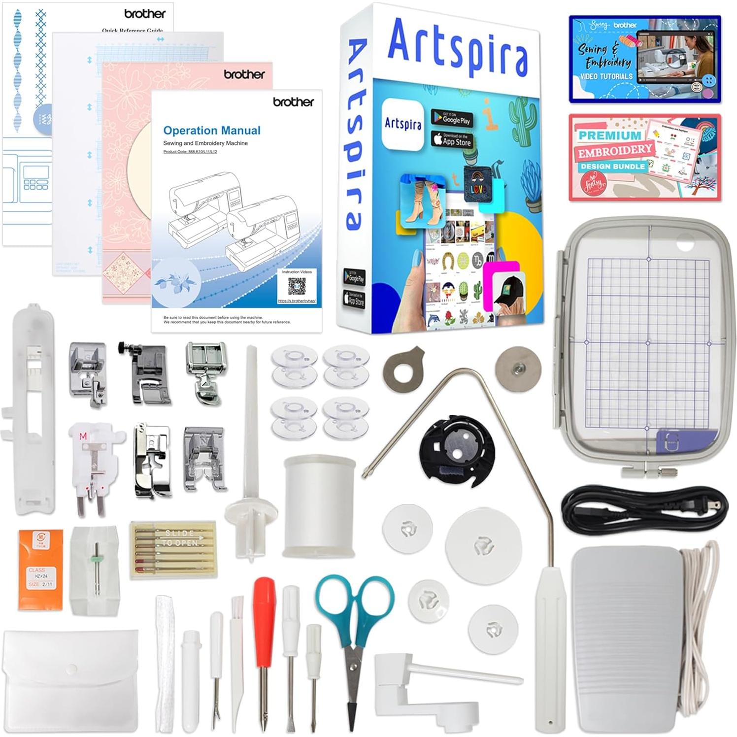 Máquina de Bordado y Costura Brother SE2000 2-en-1 9.07 kg