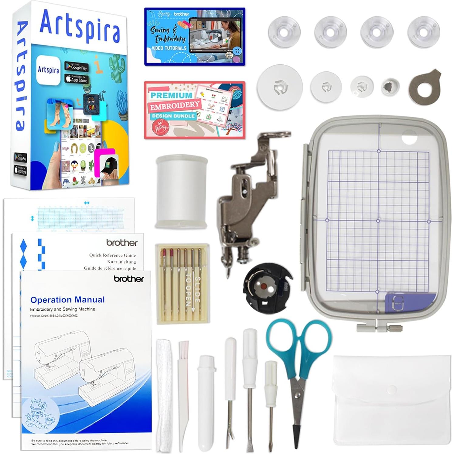 Máquina de Bordado Brother PE900 12.7x17.8cm con Accesorios