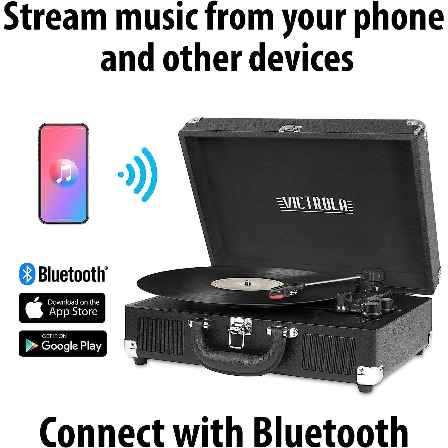 Reproductor de Vinilo Victrola Journey+ Bluetooth 3 Velocidades