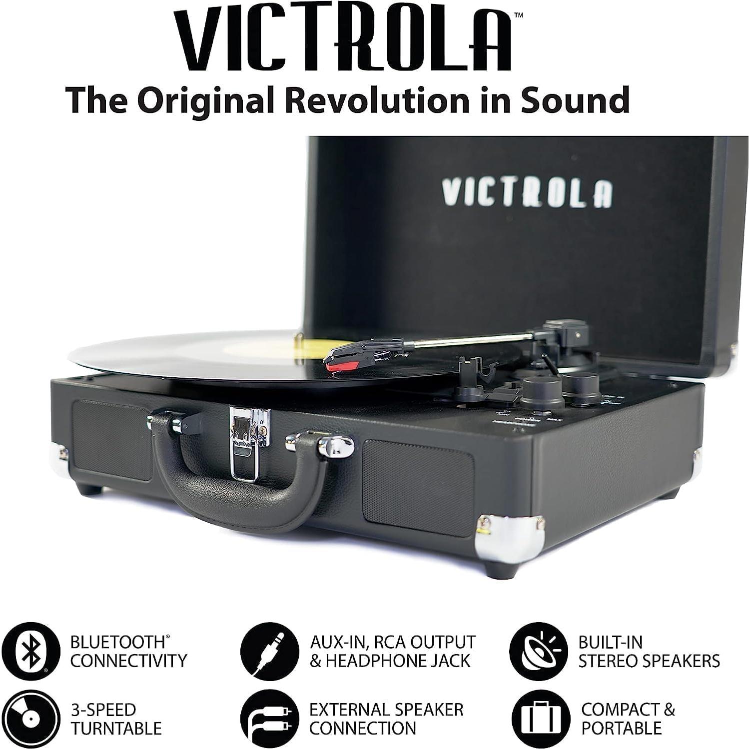 Reproductor de Vinilo Victrola Journey+ Bluetooth 3 Velocidades