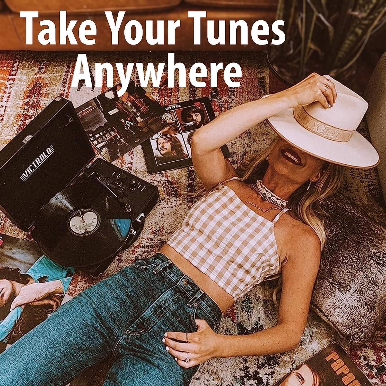 Reproductor de Vinilo Victrola Journey+ Bluetooth 3 Velocidades