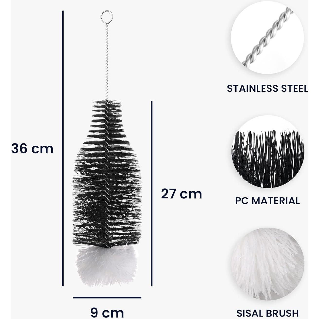 Cepillo para Botellas kwmobile 36 cm Compatible SodaStream