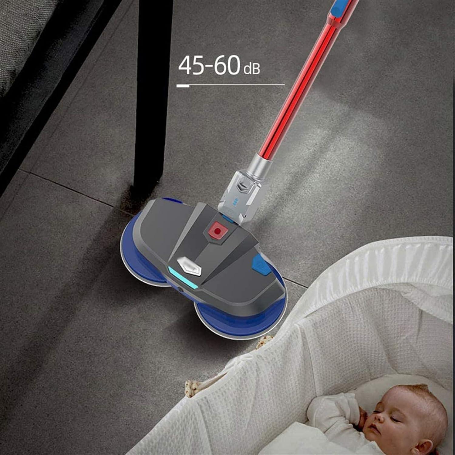 Limpiador de Suelos Duro Eléctrico Mop Inalámbrico con Spray